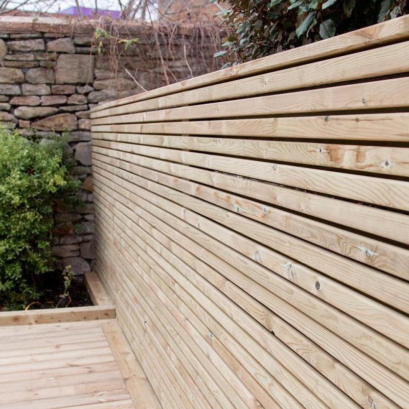 Screening Fencing Contemporary Screening Fencing Timber Battens (PSE) | Decking Delivery ...