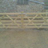 Diamond Braced Field Gates - Decking Delivery