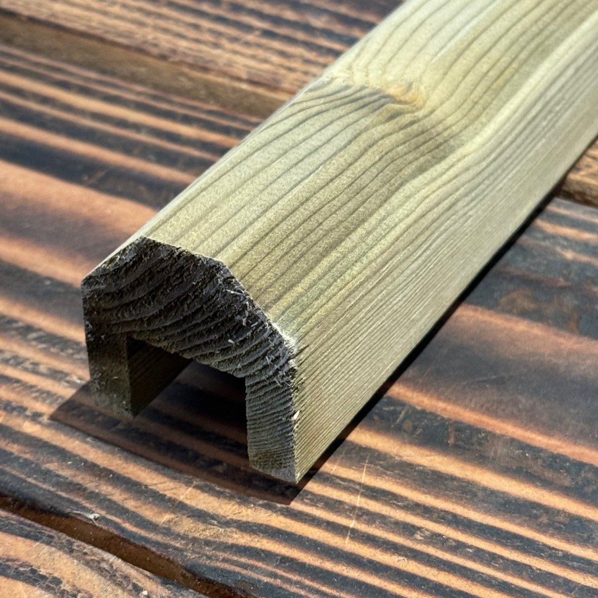 Featheredge Fence Top Cap - Cut Out - Decking Delivery