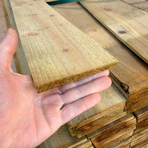 Feather edge board for fencing and panels 2