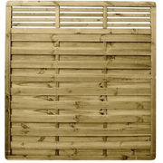 Fence Panels - Amalfi Slatted Top - Decking Delivery