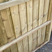 Fence Panels - Heavy Duty Close Board Dome Top - Decking Delivery