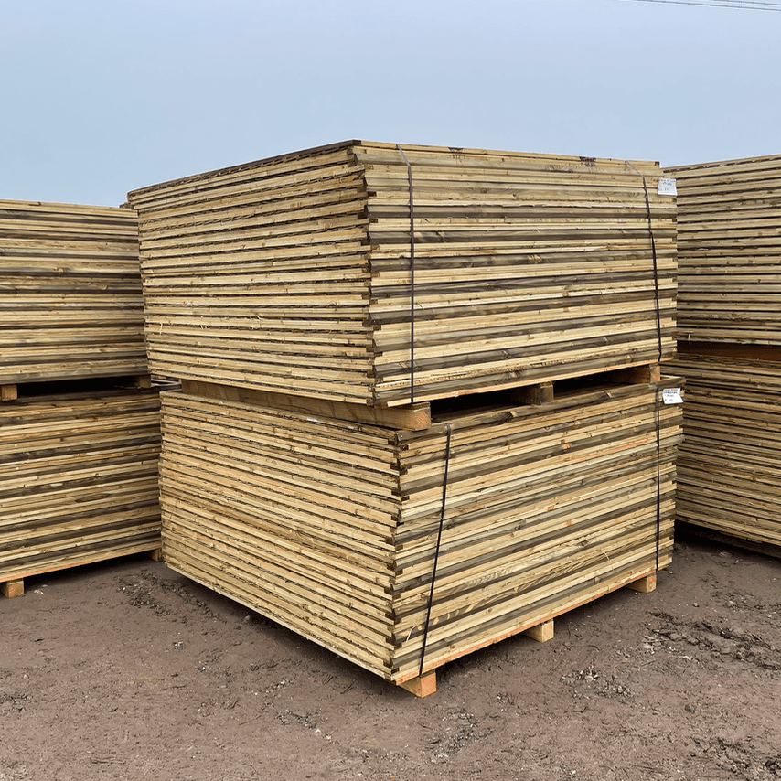 Fence Panels - Overlap - Decking Delivery