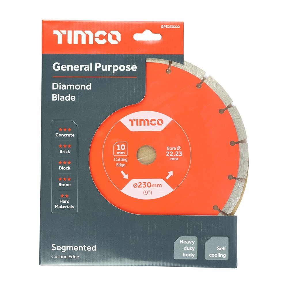 General Purpose Diamond Blade - Segmented - Decking Delivery