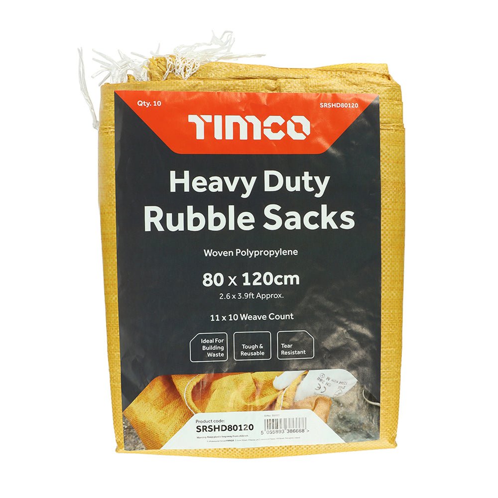 Heavy duty rubble sacks - Decking Delivery