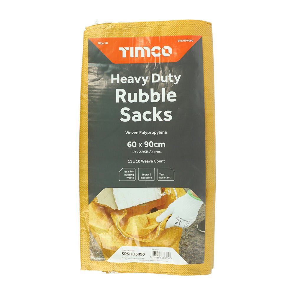Heavy duty rubble sacks - Decking Delivery