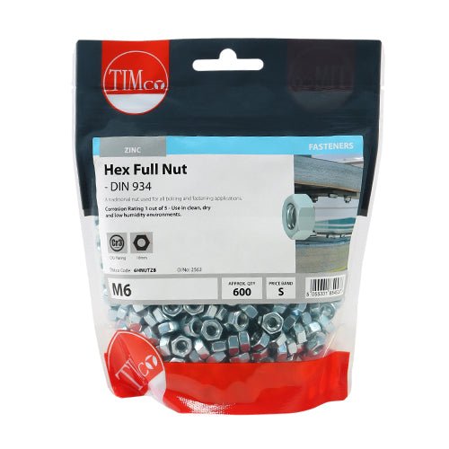 Hex Full Nut - Decking Delivery