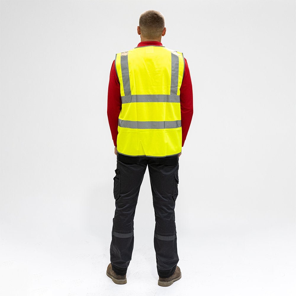 Hi - Visibility Vest - Yellow - Decking Delivery