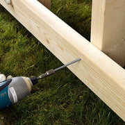 In - Dex Timber Sleeper Screws - Stainless Steel Oak - Decking Delivery