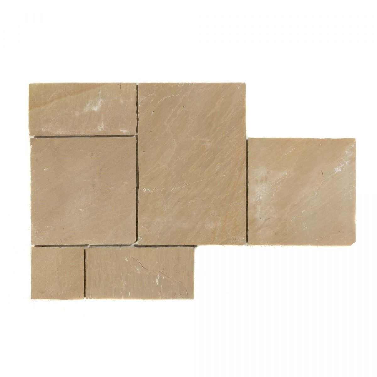 Indian Sandstone Camel Patio Pack - Decking Delivery
