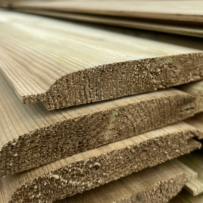 Log Lap Boards / Cladding - Decking Delivery