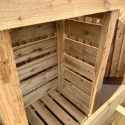 Log Store - Living Roof (green roof system) - Decking Delivery