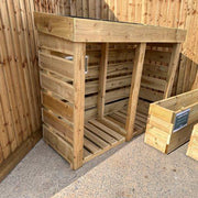 Log Store - Living Roof (green roof system) - Decking Delivery