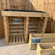 Log Store - Living Roof (green roof system) - Decking Delivery
