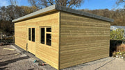Pent Shed - Decking Delivery