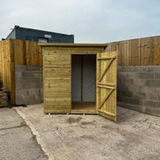 Pent Shed - Decking Delivery