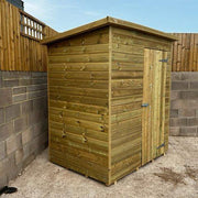 Pent Shed - Decking Delivery