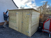 Pent Shed - Decking Delivery