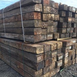 Reclaimed Railway Sleepers - Decking Delivery
