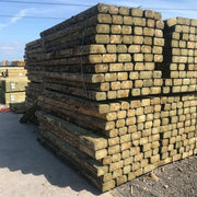 Rustic Railway Sleepers - Decking Delivery