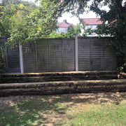 Rustic Railway Sleepers - Decking Delivery