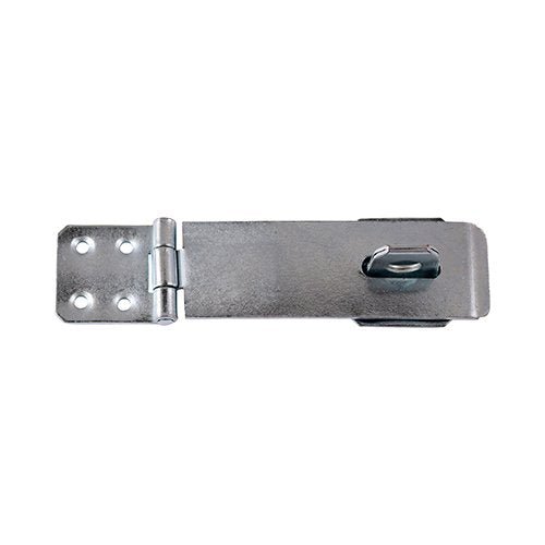 Safety Pattern Hasp & Staple - Zinc 4 1/2" - Decking Delivery