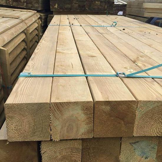 Sanded Pergola Posts - Decking Delivery