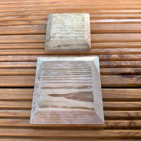 Square Fence Post Cap - Wooden - Decking Delivery