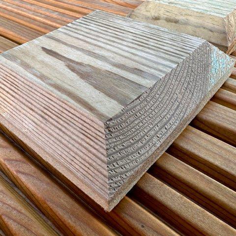 Square Fence Post Cap - Wooden - Decking Delivery