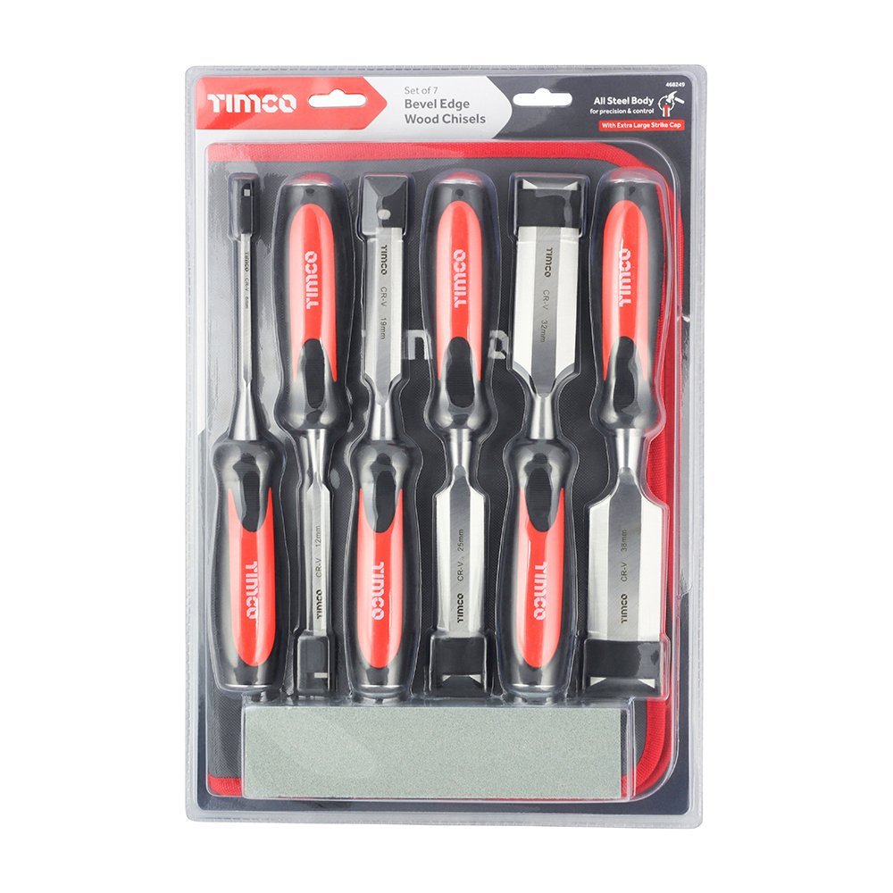 TIMco - Bevel Edge Wood Chisel Set - Decking Delivery