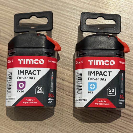 TIMCO Impact Driver Bits - Decking Delivery