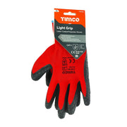 TIMCO Light Grip Gloves - Crinkle Latex Coated Polyester - Decking Delivery