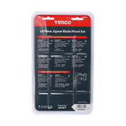 TIMco - Mixed Jigsaw Set - Wood & Metal Cutting - HSS Blades - Decking Delivery