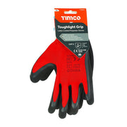TIMCO Toughlight Grip Gloves - Sandy Latex Coated Polyester - Decking Delivery