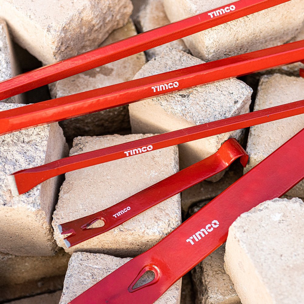 TIMCO Wrecking & Pry Bar Set - 5 Pieces - Decking Delivery