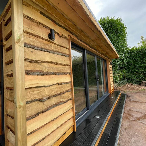 Edge Kerf Cladding Waney Edge / Live Edge Cladding | Bristol Based | Decking Delivery