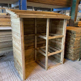 Wheelie Bin Store - For 120 Litre Bins - Decking Delivery