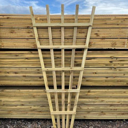 Wooden Garden Fan Trellis - Decking Delivery