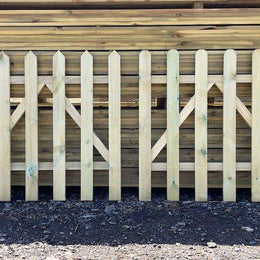 Wooden Garden Picket Gates - Decking Delivery